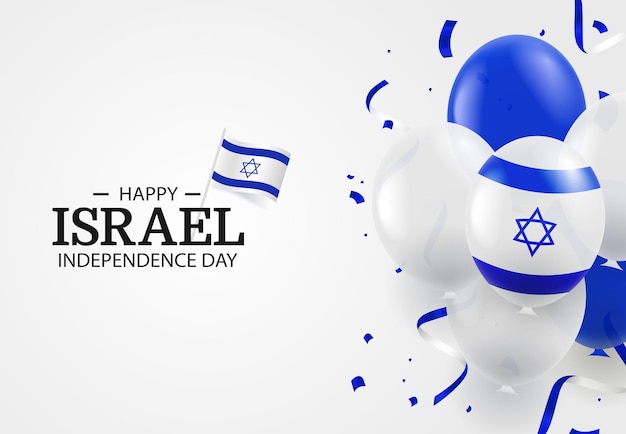 Вектор День независимости израиля