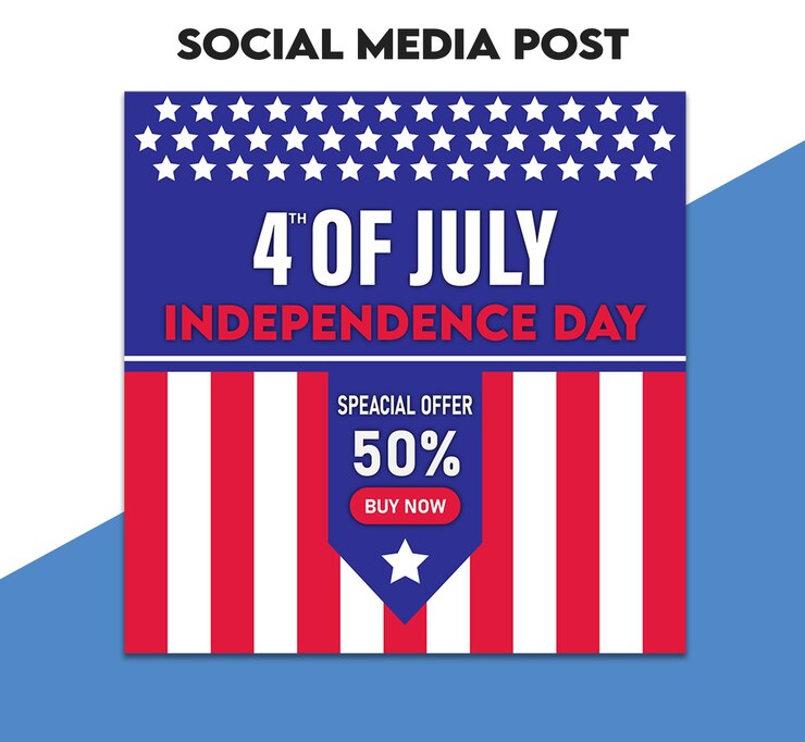 independence day Sale social media post 2022