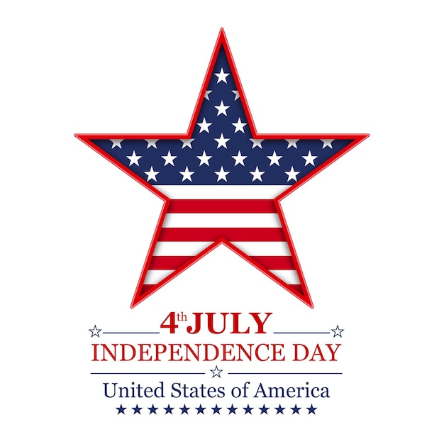 Independence Day star United States of America 4th of July Independence Day American national flag