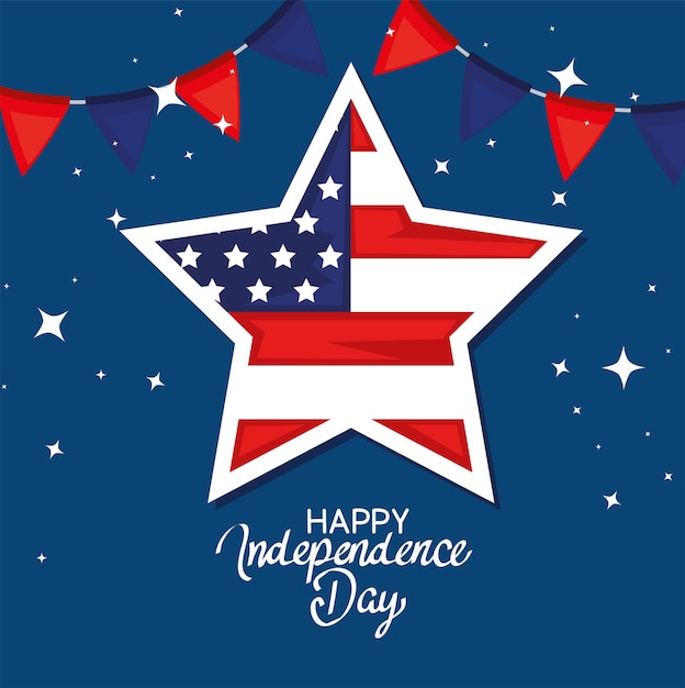 Vector independence day star