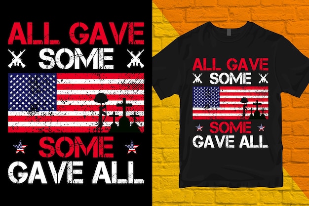 Дизайн футболки ко Дню независимости США