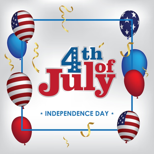 Independence day of United States of America Background
