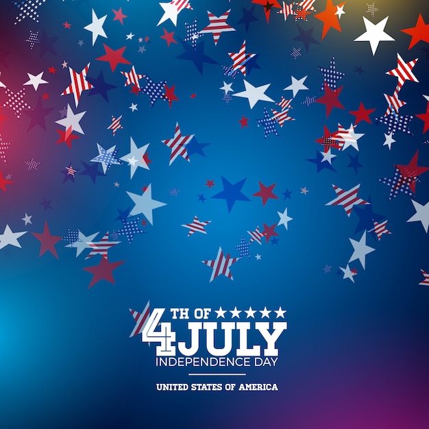 Independence Day of the USA Vector Illustration