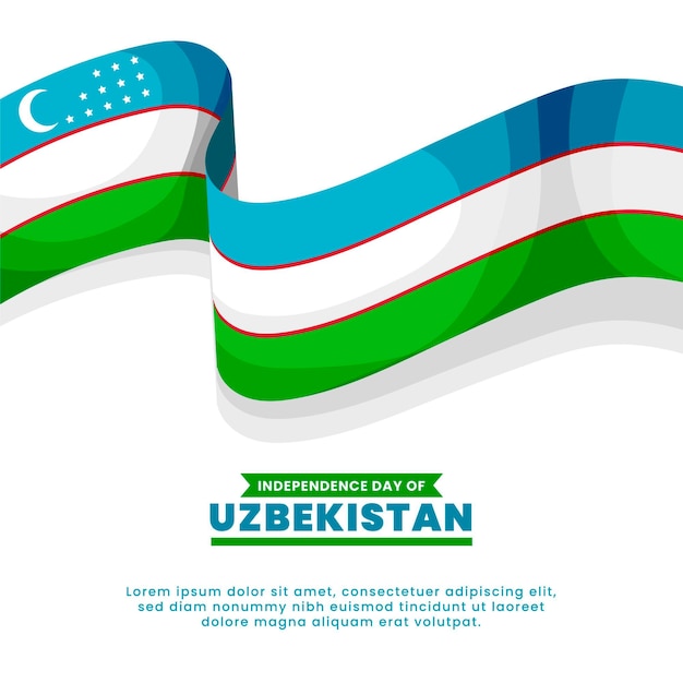 Independence day of uzbekistan concept