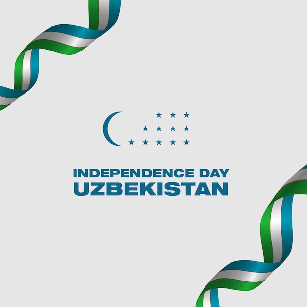 Vector independence day uzbekistan