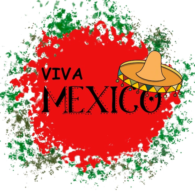 Vettore indipendenza del messico cinco de mayo elementi flat design