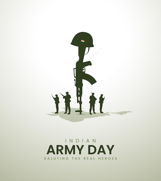 India Army day Army day creative design for social media ads