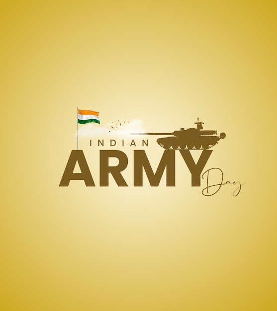 Vector india army day creatief ontwerp voor advertenties op sociale media