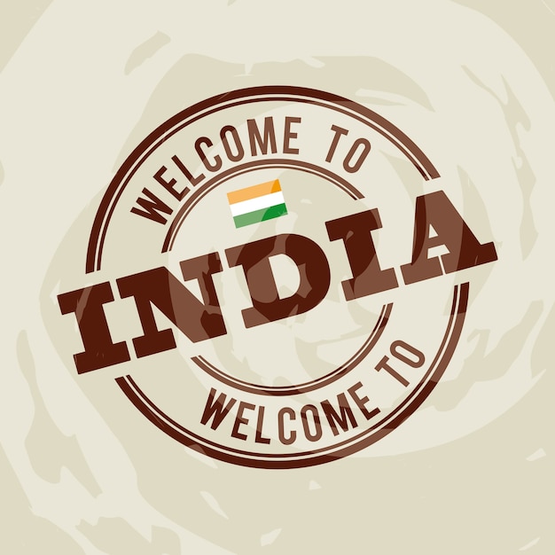 Vector india culture travel icon