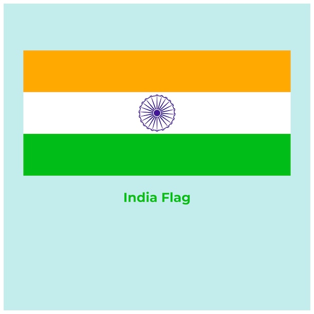 Vector the india flag