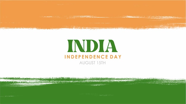Vector india independence day abstract banner design