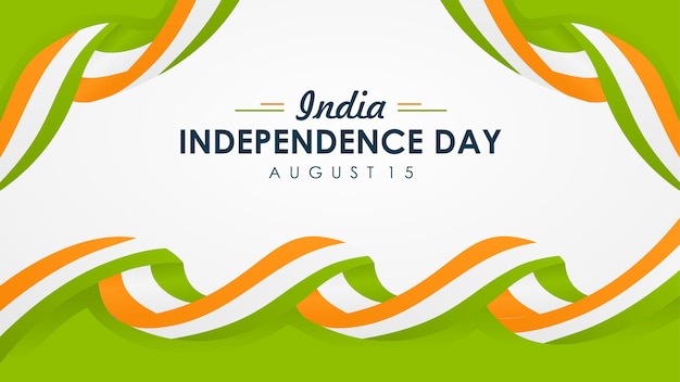 India independence day banner template horizontal banner