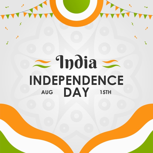 India independence day greeting concept