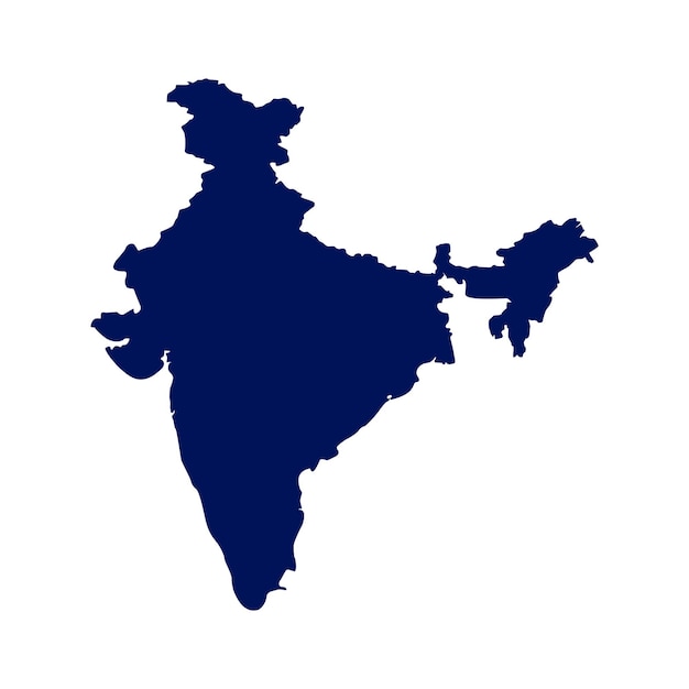 India map silhouette