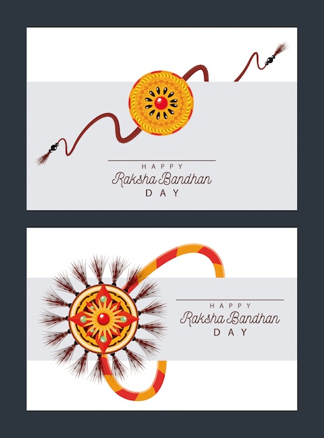 인도 Raksha Bandhan 꽃 장식 프레임