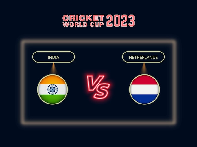 India vs Netherlands cricket world cup schedule Design 2023