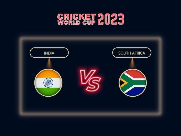 India vs South Africa cricket world cup schedule Design 2023