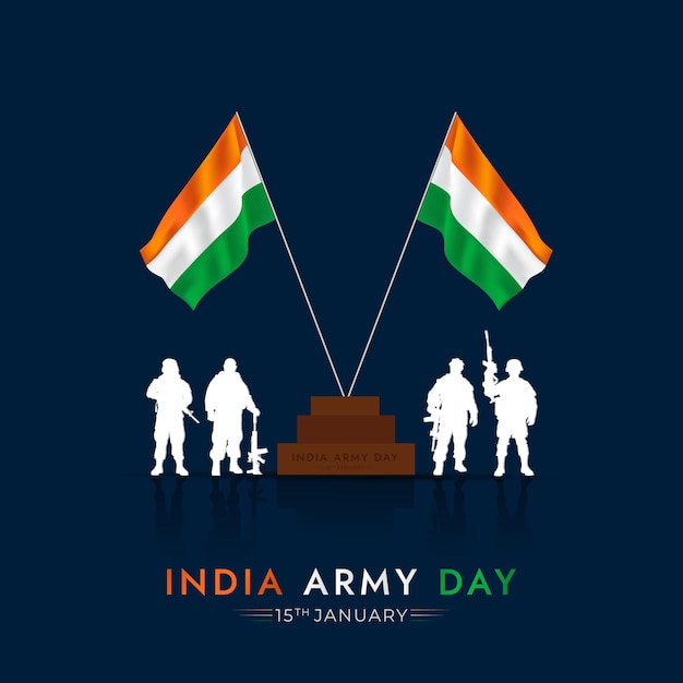 Indian army day 15 january social media post