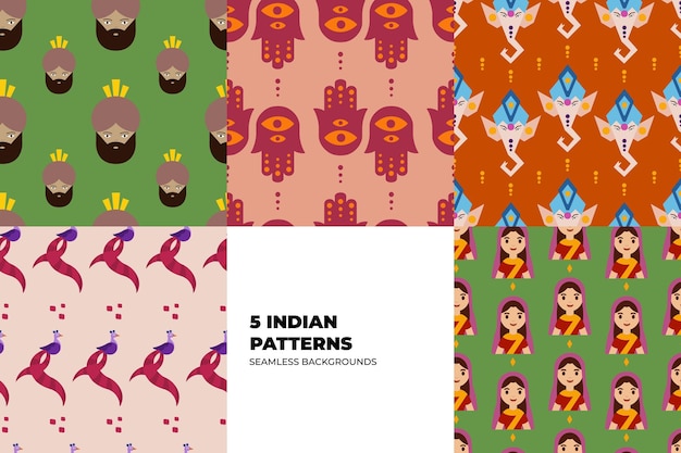 Indian Background Set