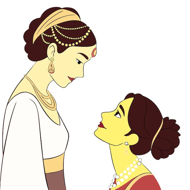 an indian bride wearing lots of jewelry