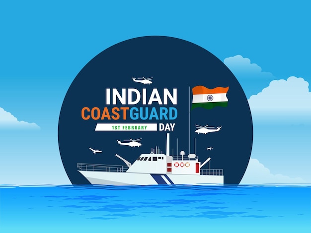 Indian Coast Guard Day wordt elk jaar op 1 februari gevierd om de belangrijke rol te eren