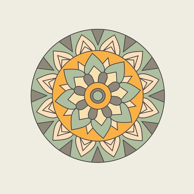 Indian Colorful Mandala