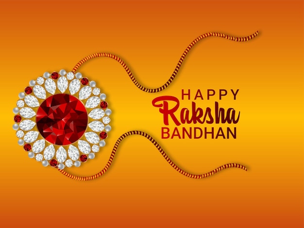 Indian culture festival brother and sister happy raksha bandhan