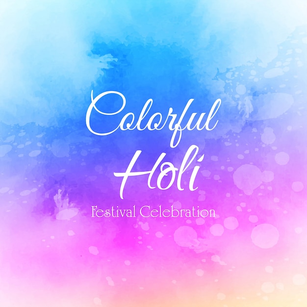 Индийский фестиваль Happy Holi Празднование фон