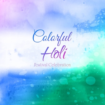 Festa indiana happy holi celebrazioni con colori