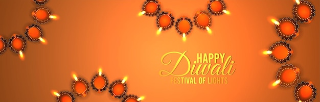 Vettore festival indiano della luce felice diwali