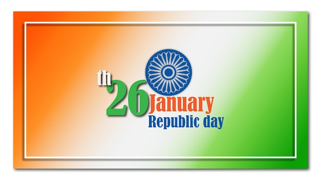 Indian flag concept background for republic day