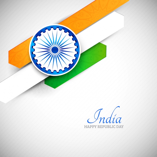 Indian flag creative abstract vector background