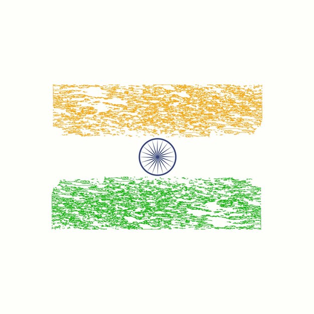 Vector indian flag vector design template