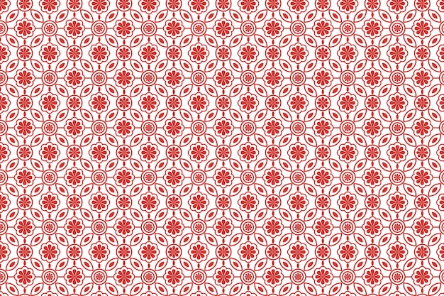 Indian floral seamless pattern background vector