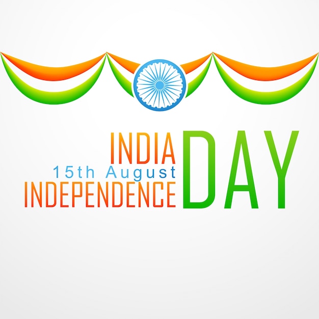 Vector indian independence day design