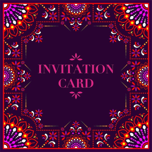 インドの招待カード