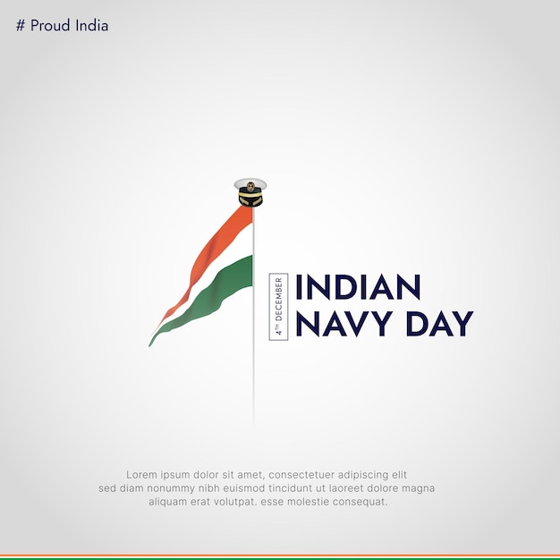 Indian Navy Day Social Media Post