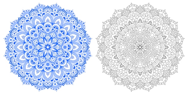 Индийский узор. Mandala.