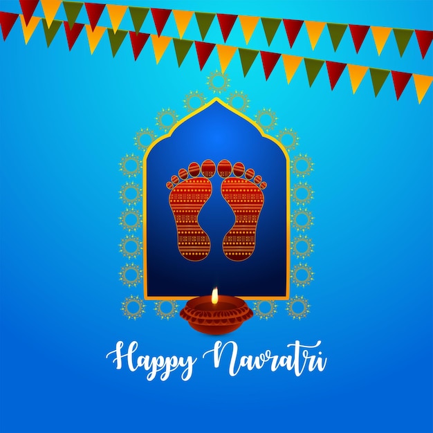 Vector indian religious festival diwali background