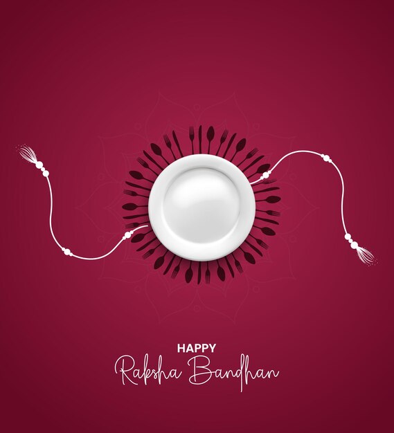 Indian Religious Festival Raksha Bandhan 3D Illustration