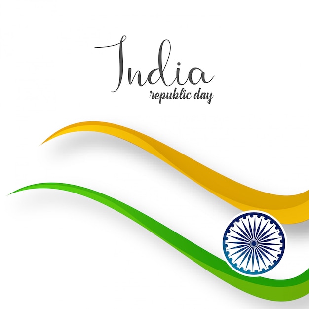 Indian republic day 26th january background