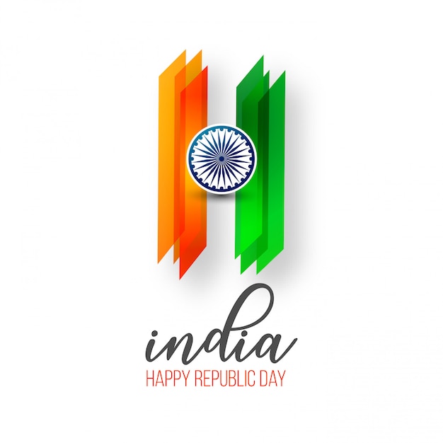 Indian republic day 26th january background