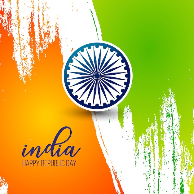 Indian republic day 26th january background