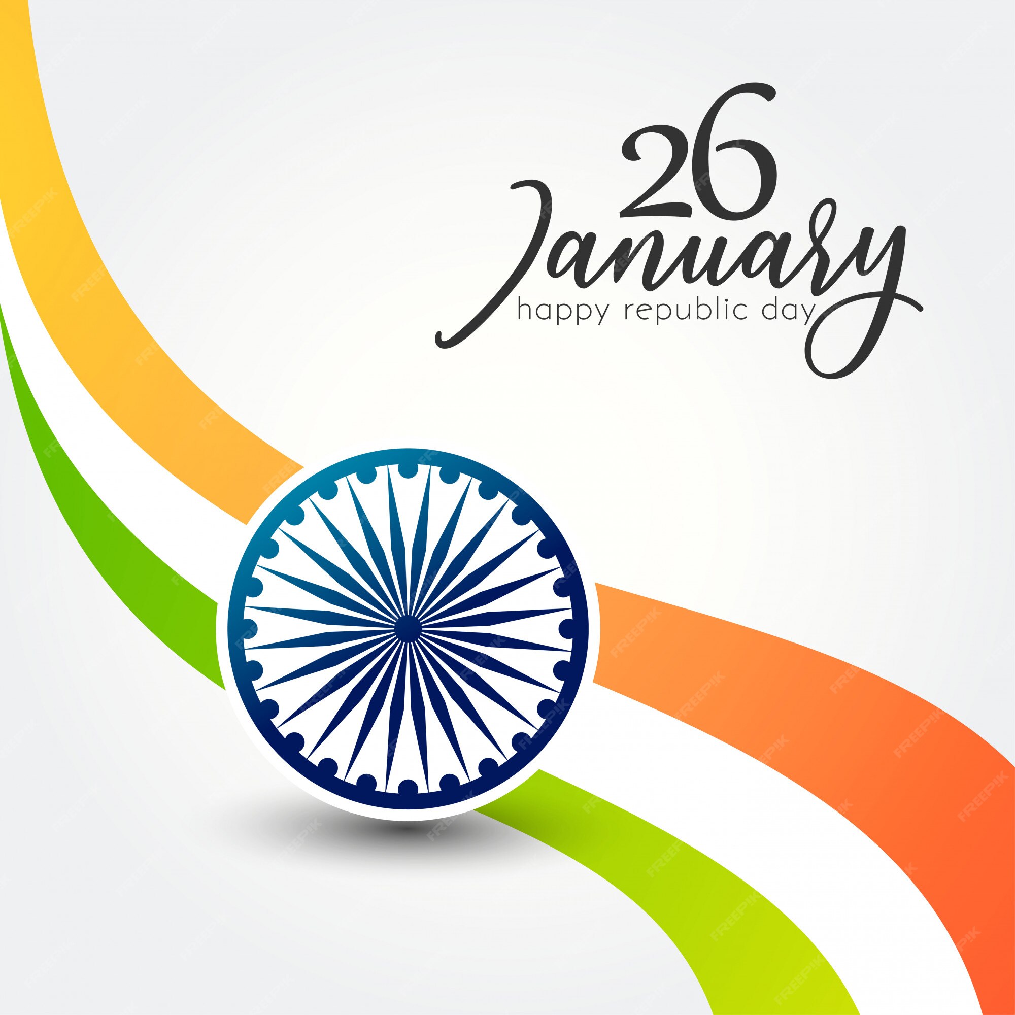 Premium Vector | Indian republic day 26th january