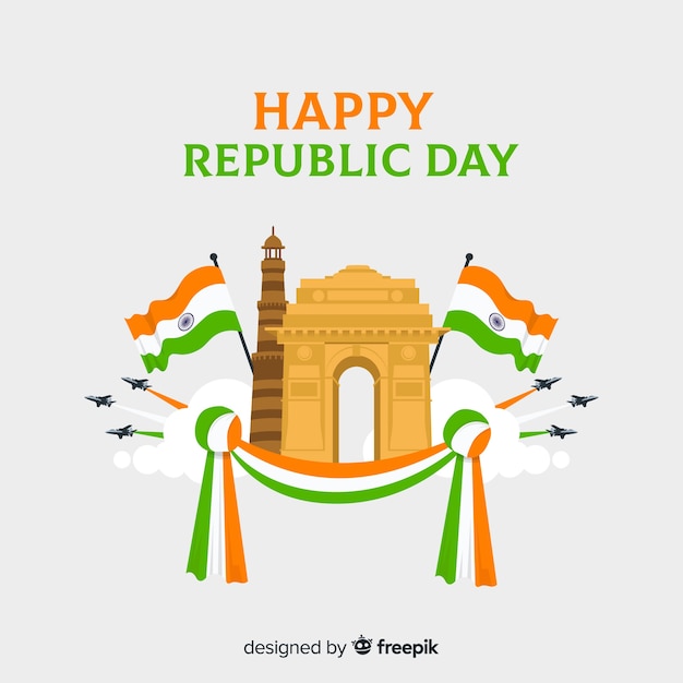 Indian republic day background