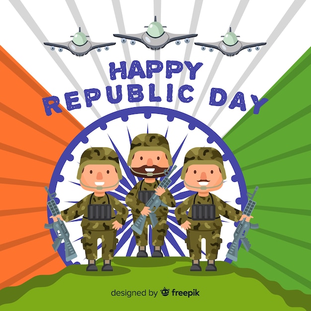 Indian republic day background