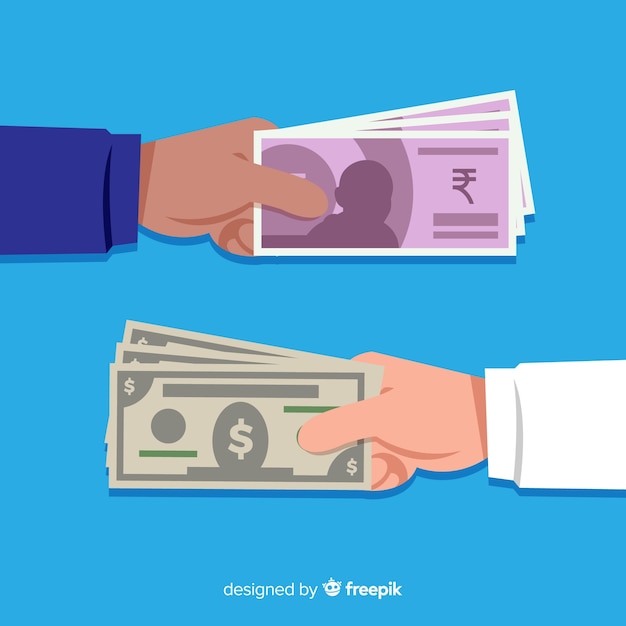Indian rupee currency exchange