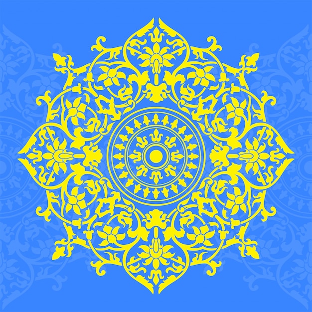 Vector indian style pattern