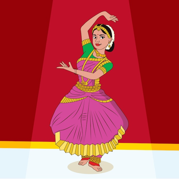 Indian woman dancing01