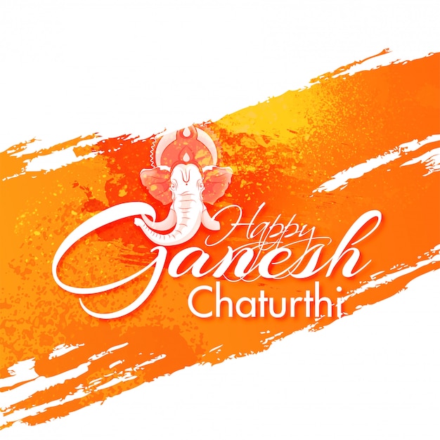 Indiase festival Ganesh Chaturthi achtergrond.